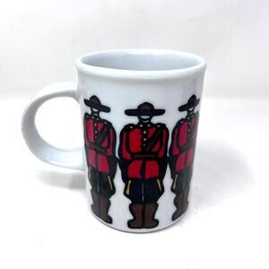 Canada Mug Royal Canadian Mounted Police Mounties Coffee Cup VTG Marc Tetro